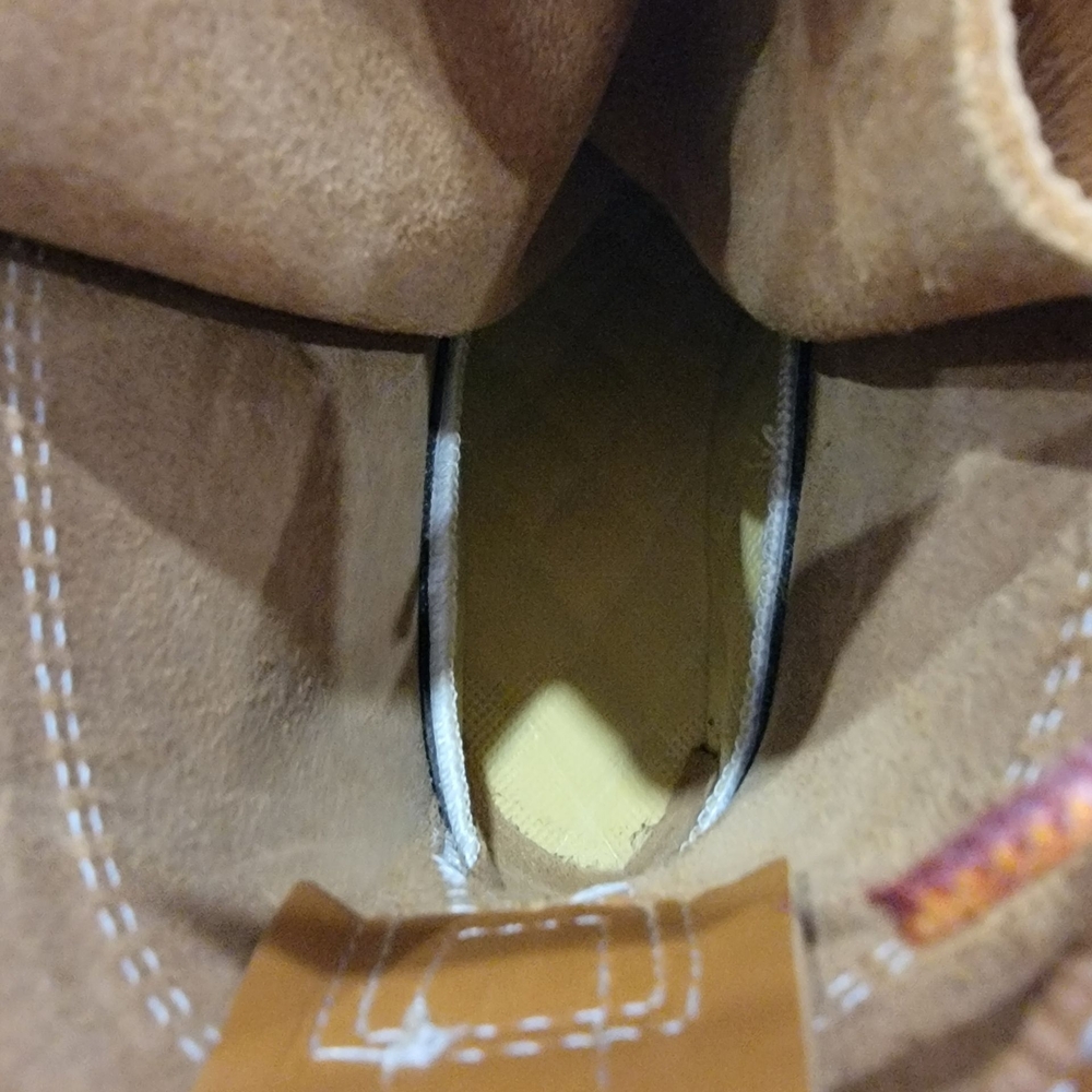 L.L. Bean Trekking Classic Bean Duck Boots Lace Up Tan Leather Youth 4 Women’s 7 - Picture 10 of 16
